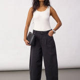 AkiraCC Barrel Pant - Black - Co'couture