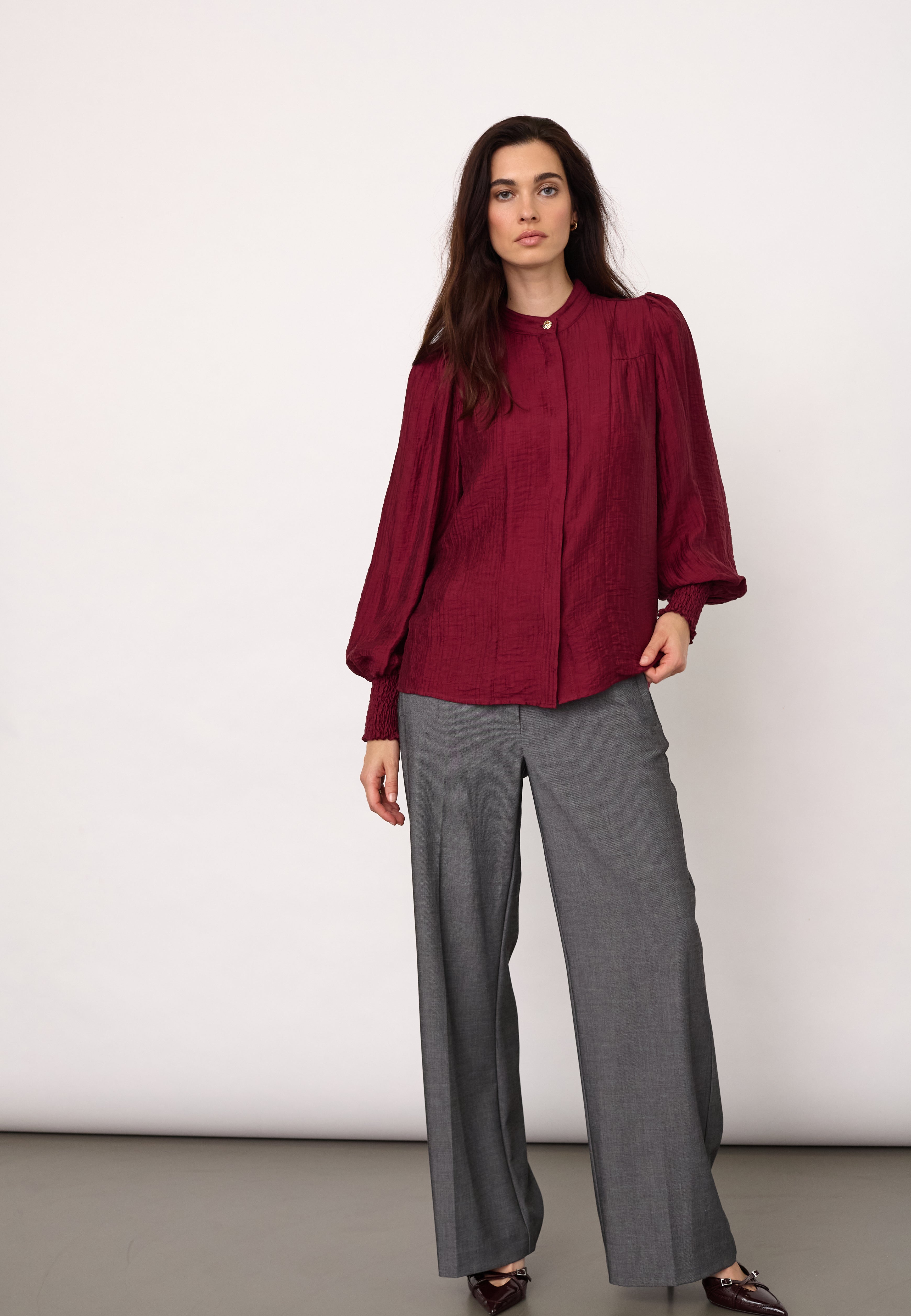 TassyCC Shirt - Berry Red - Co'couture