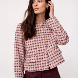 TikaCC Boucle Jacket - Dusty Rose - Co'couture