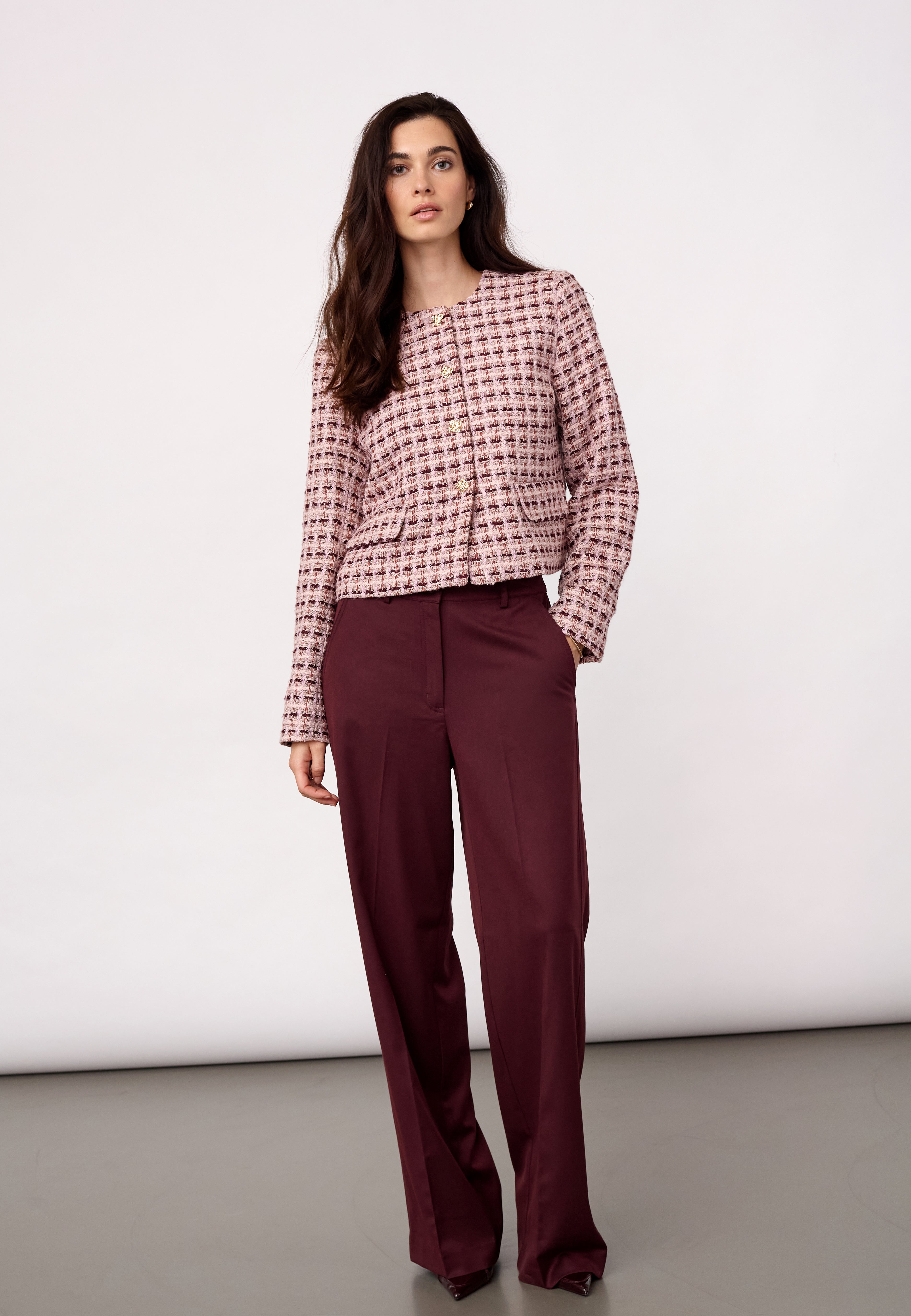 TikaCC Boucle Jacket - Dusty Rose - Co'couture