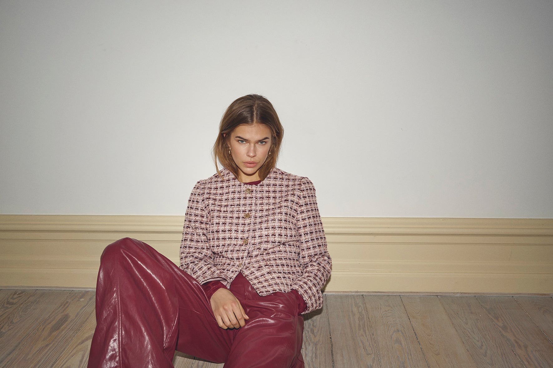 TikaCC Boucle Jacket - Dusty Rose - Co'couture