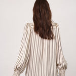 HellyCC Stripe V-Shirt - Off-White - Co'couture