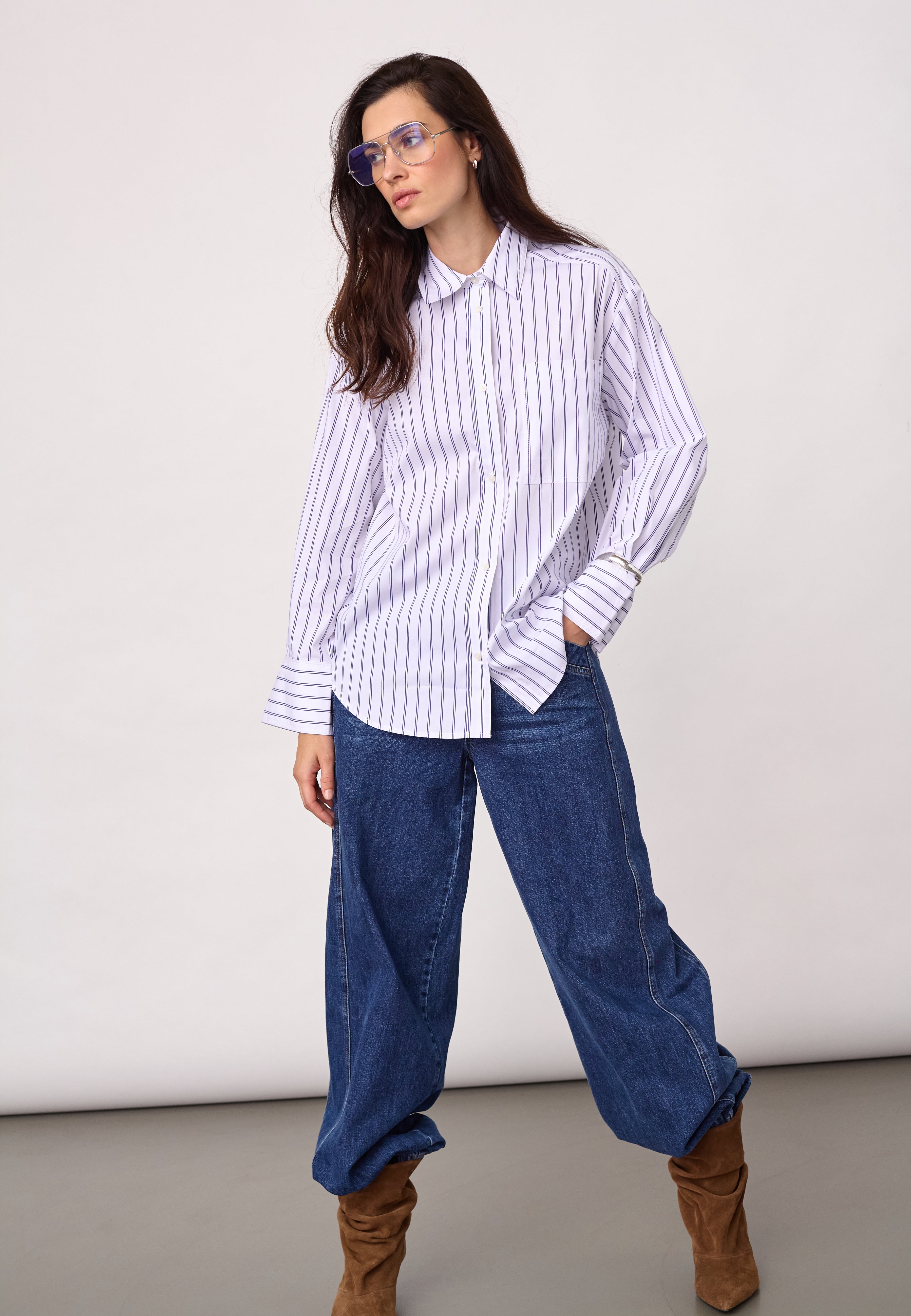 SomoCC Stripe Shirt - White - Co'couture