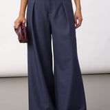 LunaCC Pleat Pant - Navy - Co'couture