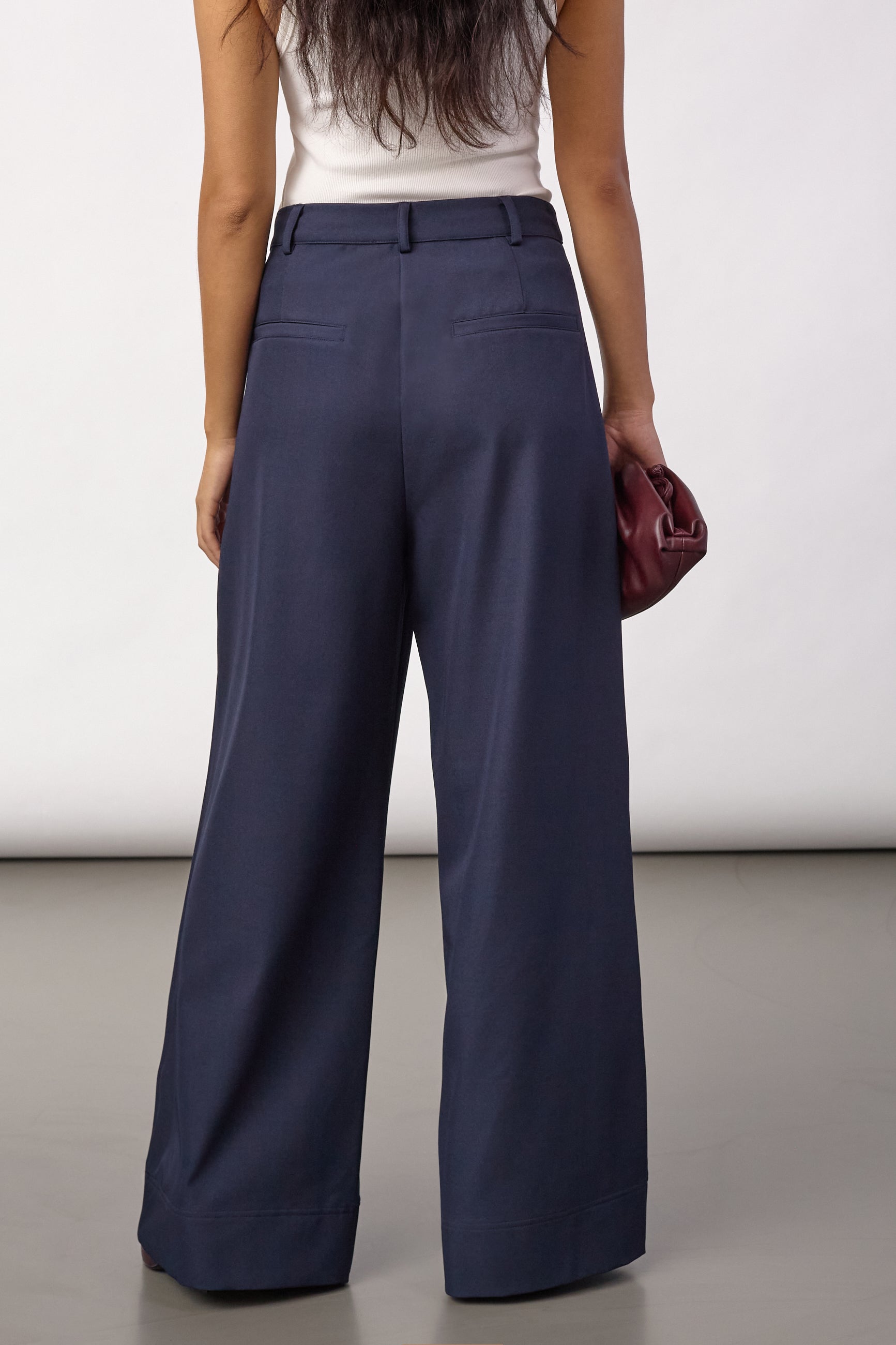 LunaCC Pleat Pant - Navy - Co'couture