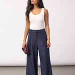 LunaCC Pleat Pant - Navy - Co'couture