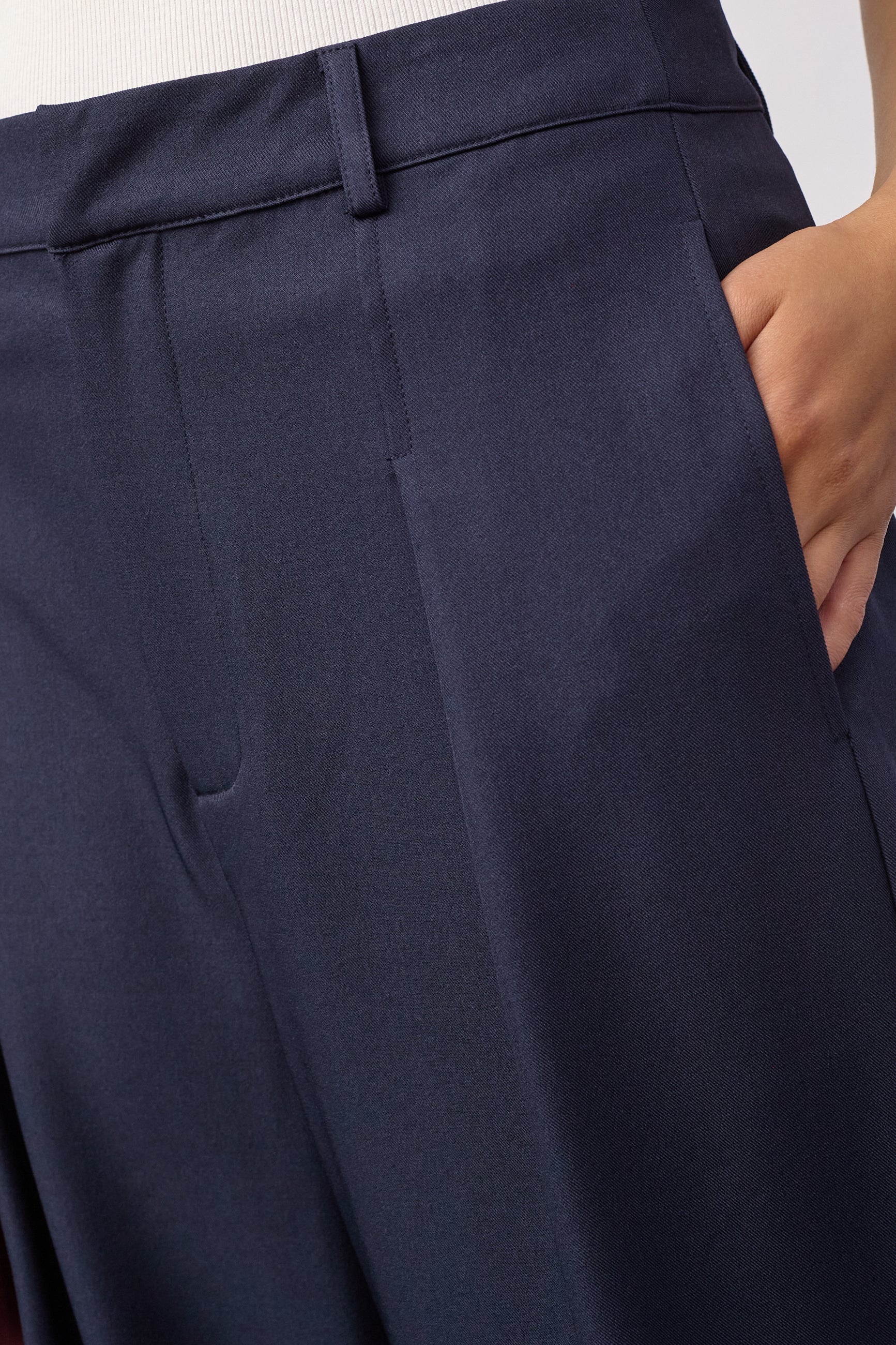LunaCC Pleat Pant - Navy - Co'couture