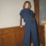 LunaCC Pleat Pant - Navy - Co'couture