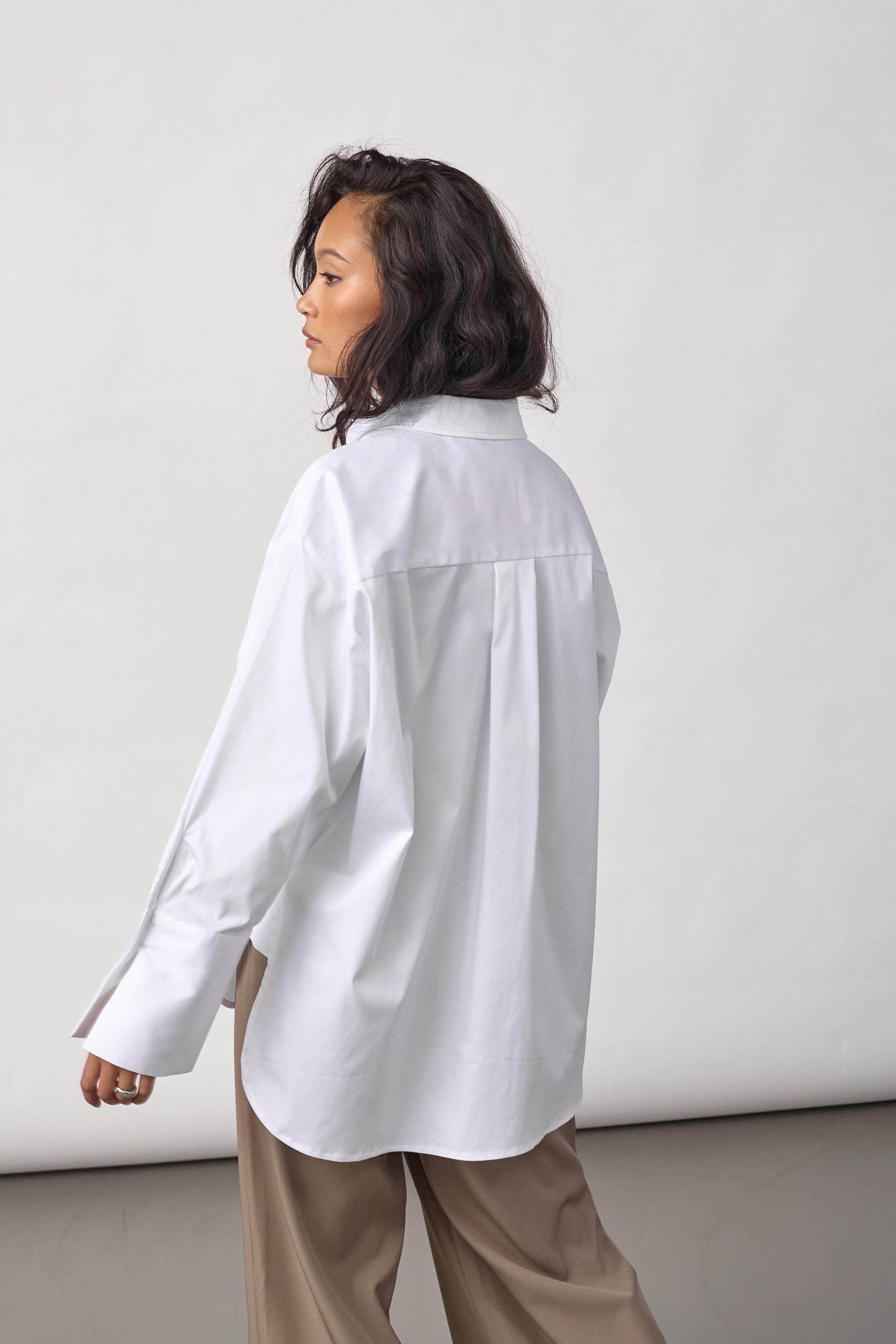 DaliaCC Oversize Shirt - White - Co'couture