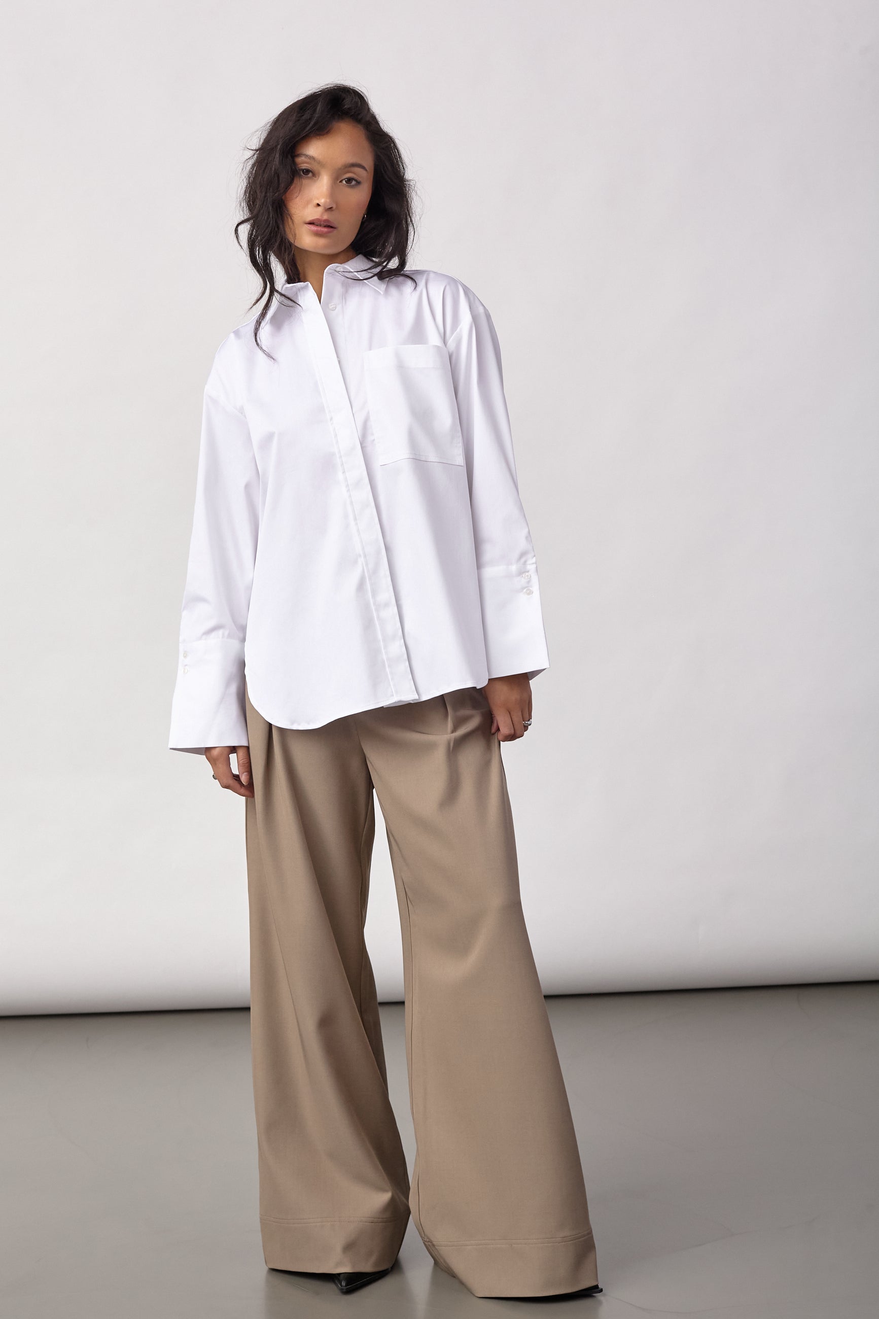 DaliaCC Oversize Shirt - White - Co'couture