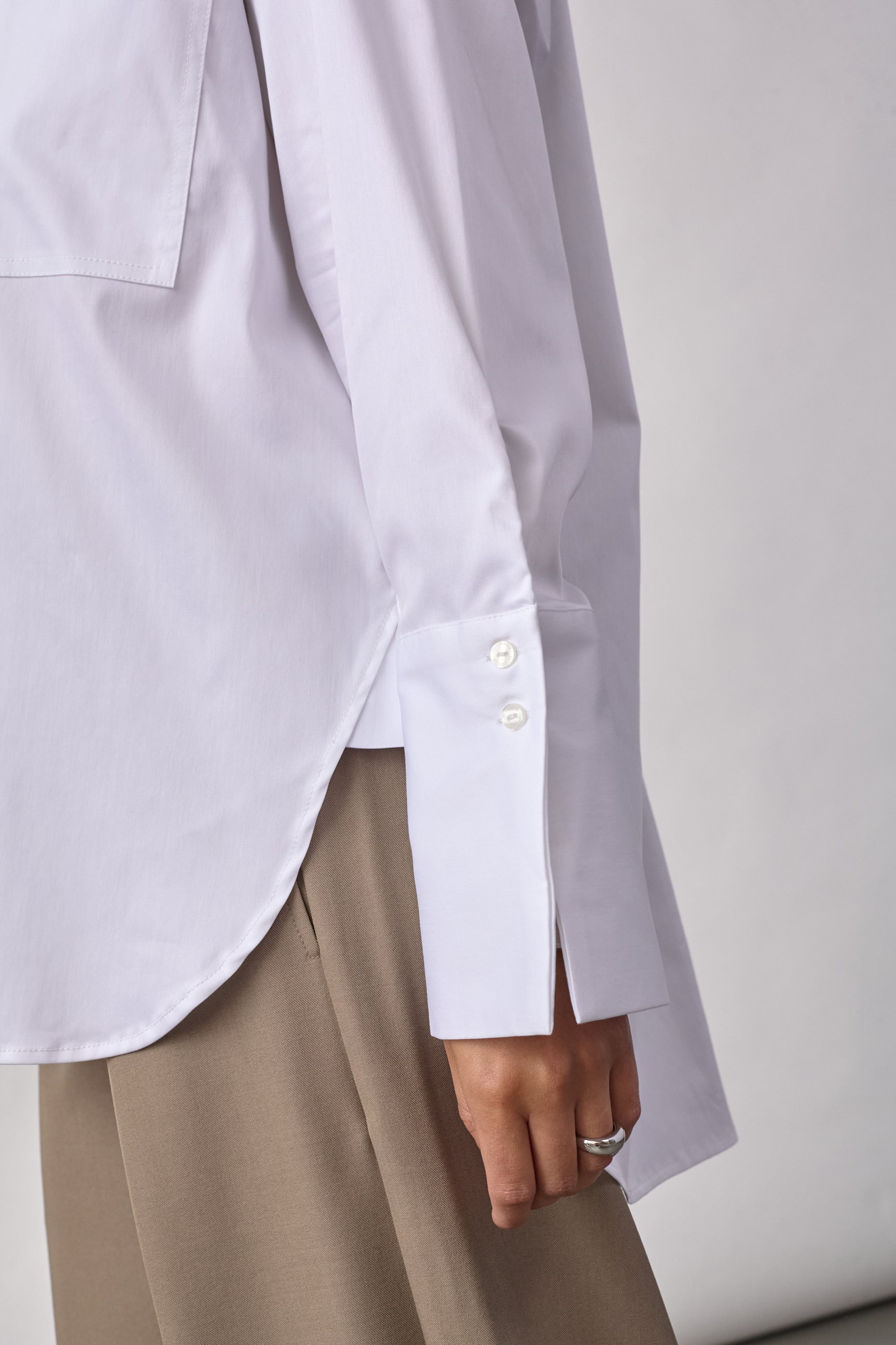 DaliaCC Oversize Shirt - White - Co'couture