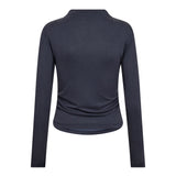 CamillaCC Padded LS Blouse - Dusty Blue
