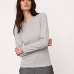 GrannyCC LS Tee - Grey Melange - Co'couture