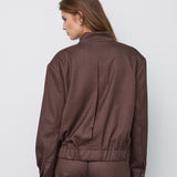 SinaCC Pin Jacket - Dark Brown