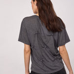 TaniaCC Knot Tee - Mid Grey - Co'couture
