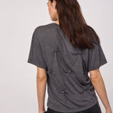 TaniaCC Knot Tee - Mid Grey - Co'couture