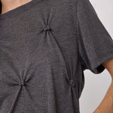 TaniaCC Knot Tee - Mid Grey - Co'couture