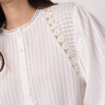 SenneCC Lace Blouse - White - Co'couture