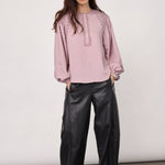 SenneCC Lace Blouse - Dusty Rose - Co'couture