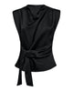 SafiraCC Pleat Top - Black