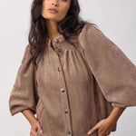 DaisyCC Cord Shirt - Walnut - Co'couture