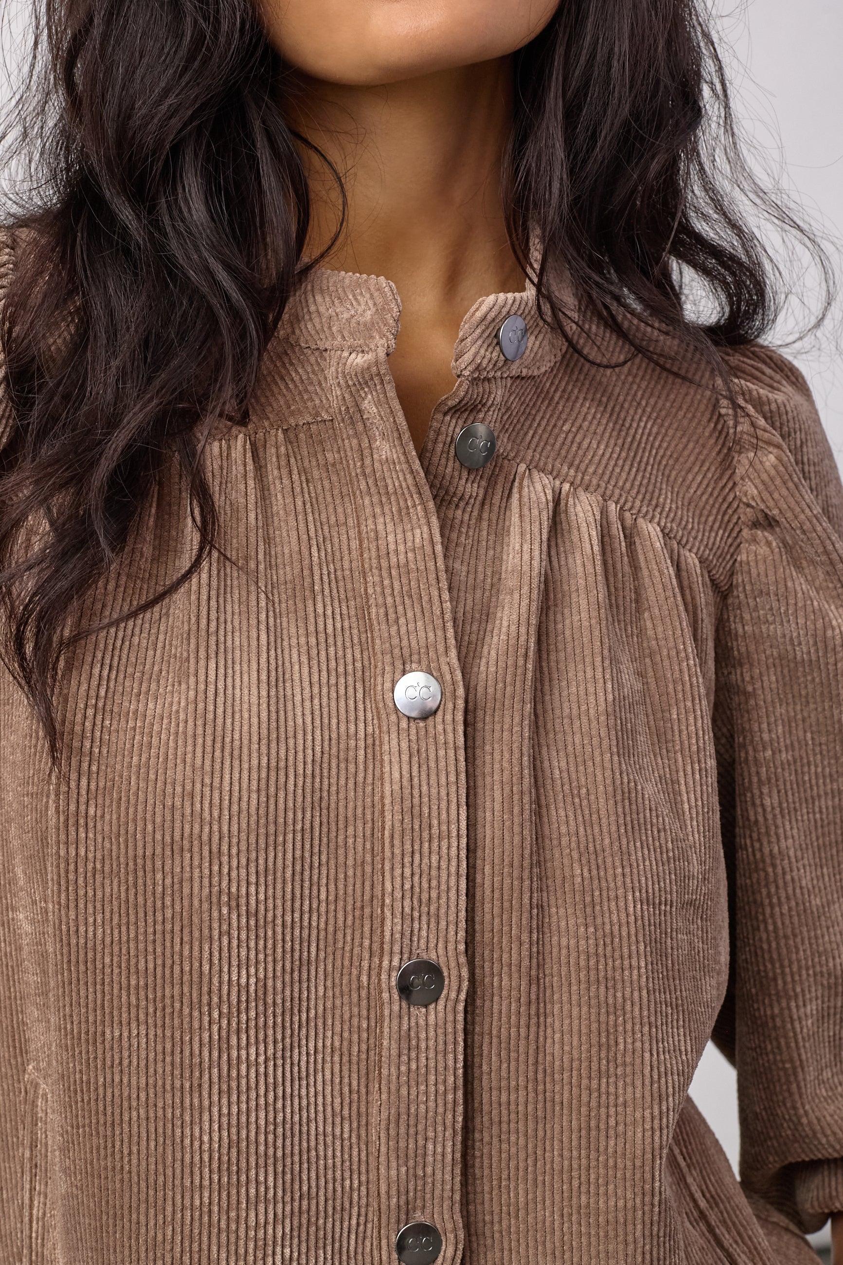 DaisyCC Cord Shirt - Walnut - Co'couture