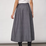 LyviaCC Pleat Pin Skirt - Mid Grey - Co'couture
