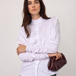 SannaCC Puff Shirt - White - Co'couture