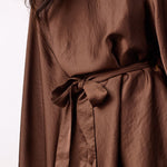 IdunCC Poncho Blouse - Dark Brown - Co'couture
