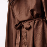 IdunCC Poncho Blouse - Dark Brown - Co'couture