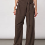 MelvaCC Tie Pant - Brown