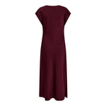 AdnaCC Wing Dress - Burgundy - Co'couture