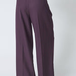AlmiraCC Pleat Pant - Plum - Co'couture