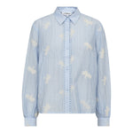 AmeliaCC Emb Shirt - Pale Blue - Co'couture