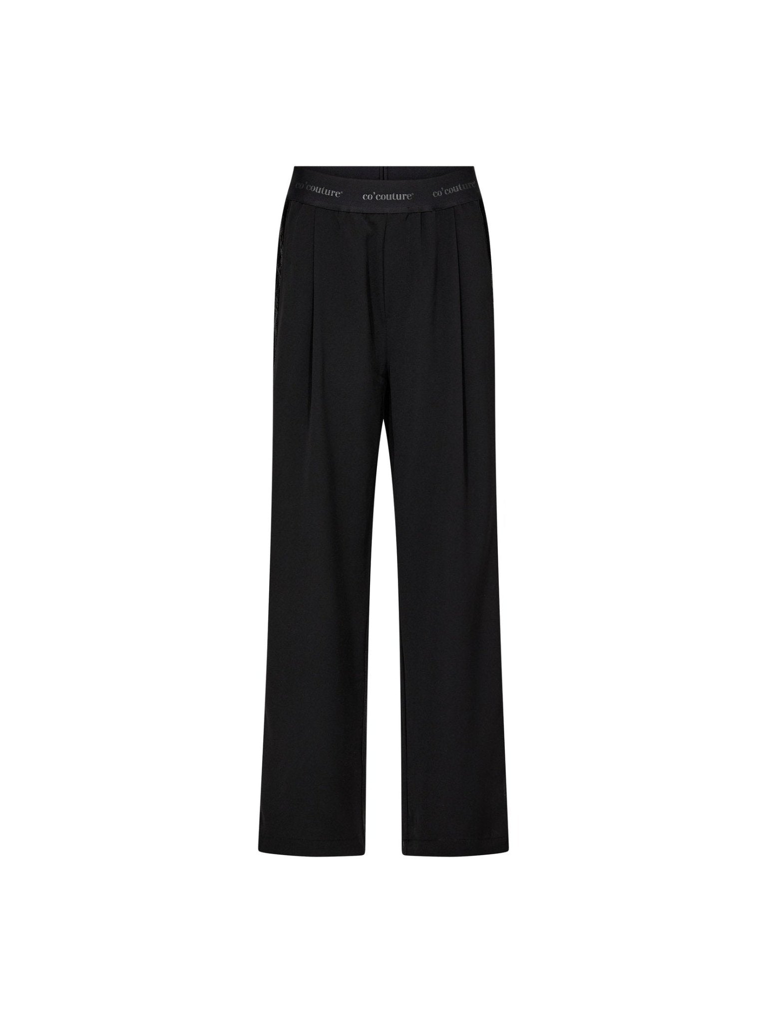 AminaCC Logo Shimmer Pant - Black - Co'couture