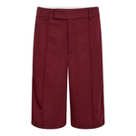 AmiraCC Crease Bermuda - Burgundy - Co'couture