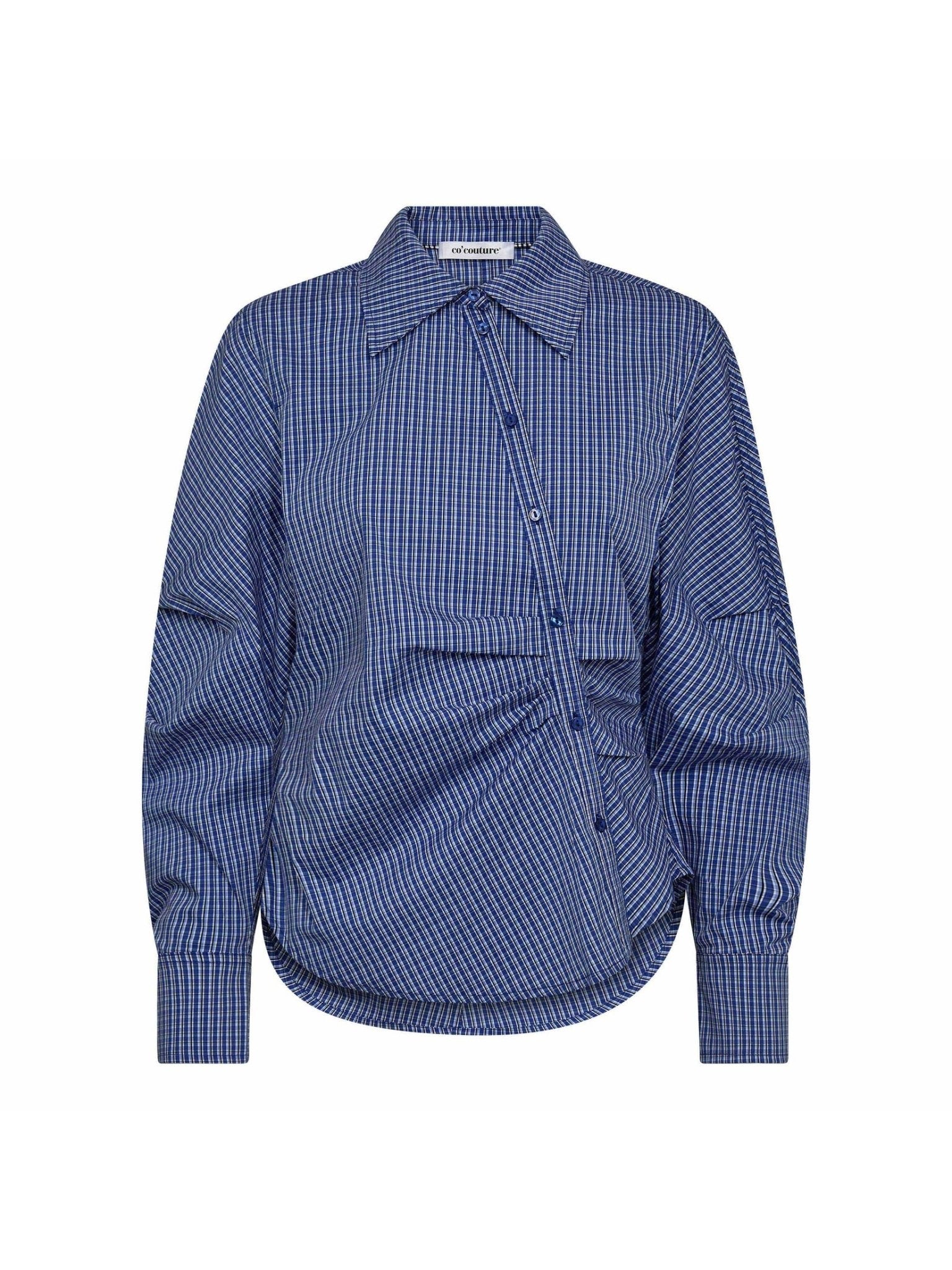 AnizaCC Asym Shirt - New Blue - Co'couture
