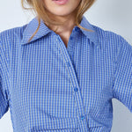 AnizaCC Asym Shirt - New Blue - Co'couture