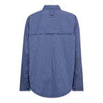 AnizaCC Oversize Slit Shirt - New Blue - Co'couture