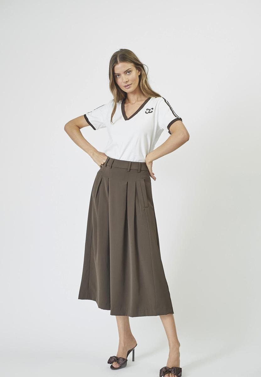 AnyaCC Pleat Skirt - Mocca - Co'couture