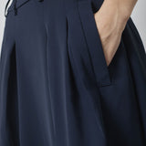 AnyaCC Pleat Skirt - Navy - Co'couture