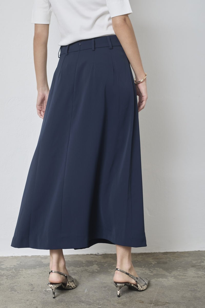 AnyaCC Pleat Skirt - Navy - Co'couture