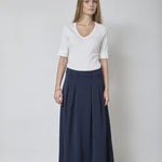 AnyaCC Pleat Skirt - Navy - Co'couture