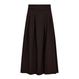 AnyaCC Trinny Pleat Skirt - Dark Brown - Co'couture