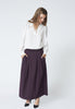 AnyaCC Trinny Pleat Skirt - Plum