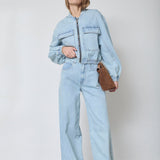 AronaCC Wide LL Jeans - Pale Blue - Co'couture