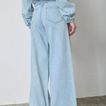 AronaCC Wide LL Jeans - Pale Blue - Co'couture