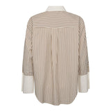 AvaraCC Stripe Shirt - Bone/Brown - Co'couture