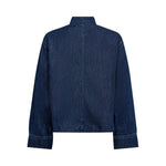 AzminaCC Denim Placket Blouse - Denim blue - Co'couture