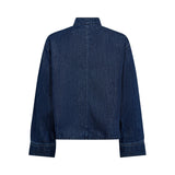 AzminaCC Denim Placket Blouse - Denim blue - Co'couture
